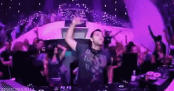 Club DJ Partying With People GIF