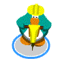 Club Penguin Drill Construction GIF