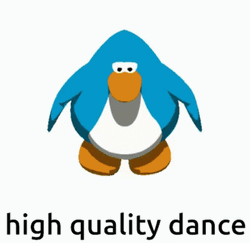 Club Penguin High Quality Dance GIF