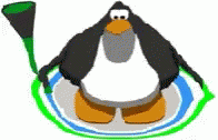 Club Penguin Sit Down GIF