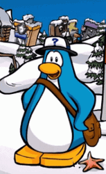 Club Penguin Wave Hi Hello  GIF