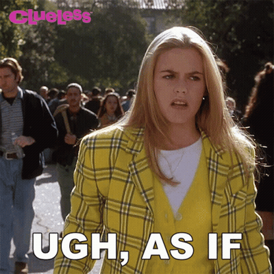 Clueless Woman In Yellow Plaid Jacket GIF