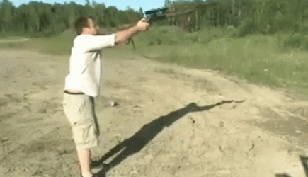 Clumsy Guy Bad Aim GIF