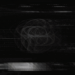 CLUSTER 4000 Typograpy Glitch Design GIF