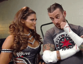 CM Punk And Eve Torres GIF