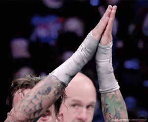 CM Punk Go To Sleep Taunt GIF
