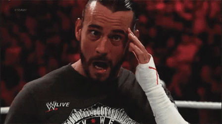 CM Punk Headache GIF