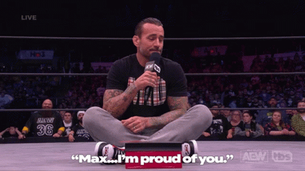 CM Punk Max I'm Proud Of You GIF