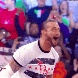 CM Punk Screaming GIF