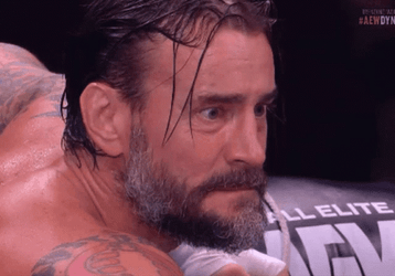 CM Punk Shock Face GIF