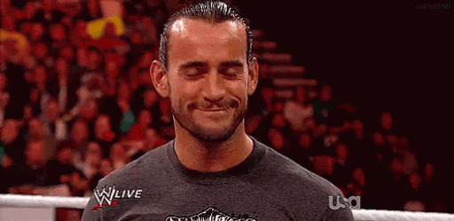 CM Punk Smiling GIF
