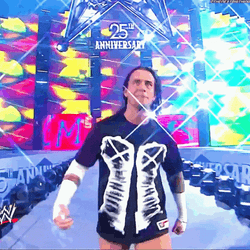 CM Punk Wrestlemania Entrance GIF