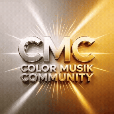 CMC Color Musik Community Logo With Light Burst GIF