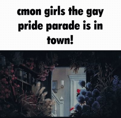 Cmon Girls Gay Pride Parade Sign GIF