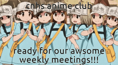 CNHS Anime Club Ready For Awesome Weekly Meetings GIF