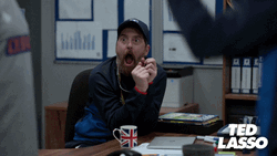 Coach Beard Shocked Reaction Ted Lasso GIF