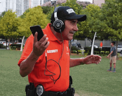 Coach Enjoys Wearing Headphones GIF