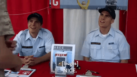 Coast Guard Laughing GIF