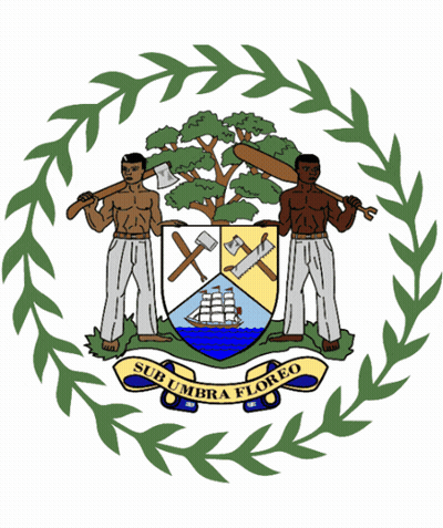 Coat Of Arms With Men Tree And Subumbra Floreo GIF