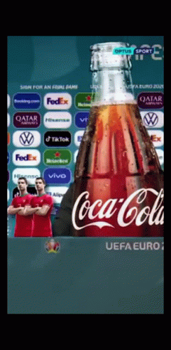 Coca Cola Bottle Displayed GIF