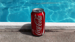 Coca Cola By The Pool GIF