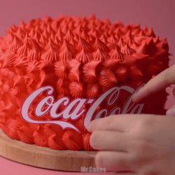 Coca Cola Red Cake GIF
