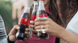 Coca Cola With Girls GIF