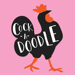 Cock A Doodle Rooster Mobile Art GIF