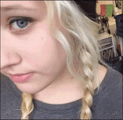 Cockroach In Girl's Mouth GIF