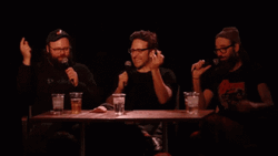Cocky Guys Exaggerated Snap GIF