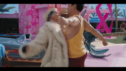 Cocky Ken Chest Bump Barbie Movie GIF