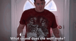 Cocky Shane Gillis Crimson Wolf Tee GIF