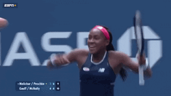 Coco Gauff Hug Australian Open GIF