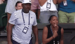 Coco Gauff Mom Viral Cheer GIF | GIFDB.com