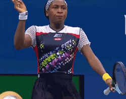 Coco Gauff Not Today US Open GIF