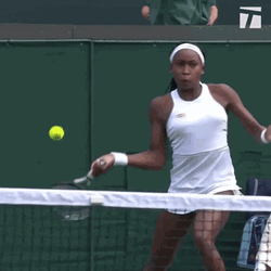 Coco Gauff Tennis Wimbledon 2019 GIF
