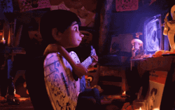 Coco Miguel Playing Guitar While Watching Tv GIF