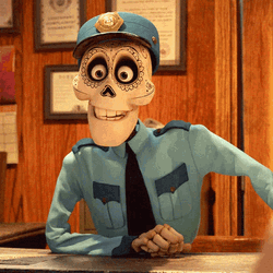 Coco Movie Skull Jaw Drop GIF