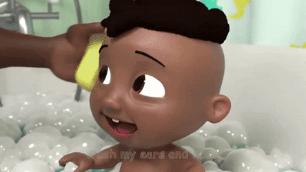 Cocomelon Boy Kid Bath Time GIF