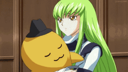 Code Geass C.c. Kissing Sleeping Cheese-kun