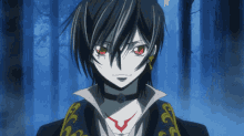 Code Geass Dark Background Serious Lelouch Lamperouge