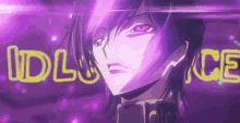 Code Geass Lelouch Lamperouge Side Profile GIF