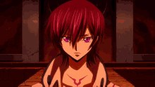 Code Geass Serious Lelouch Lamperouge Violet Eyes GIF