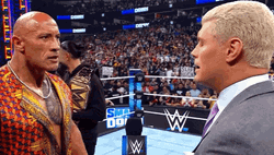 Cody Rhodes Dwayne Johnson Punch GIF
