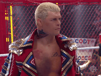 Cody Rhodes Wrestle Mania Body GIF