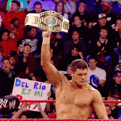 Cody Rhodes WWE Belt Flash GIF