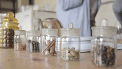 Coffee Beans Display In Cafe GIF