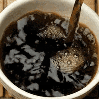 Coffee Being Poured Into Bowl GIF