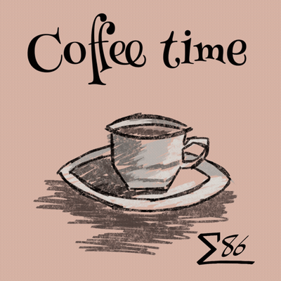 Coffee Cup On Saucer Coffee Time GIF