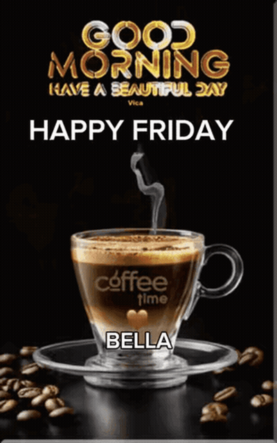 Coffee Cup Saying Good Morning Have A Beautiful Day GIF
